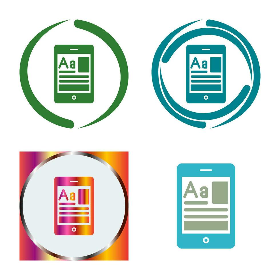 Education App Vector Icon