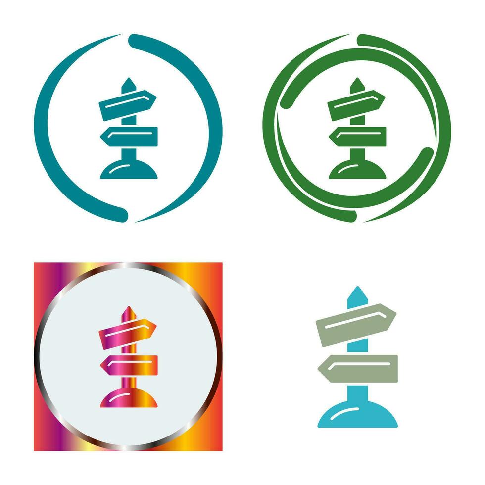 Road Sign Vector Icon