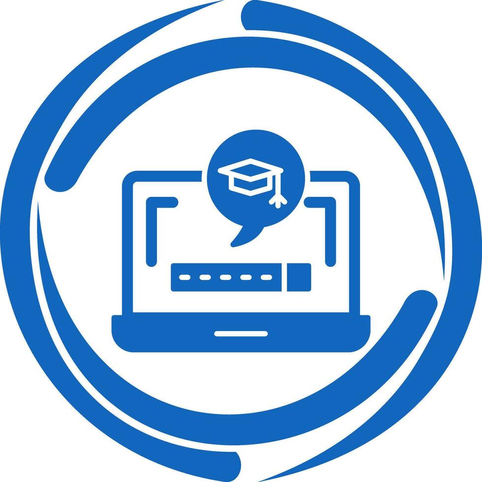 Digital Learning Vector Icon