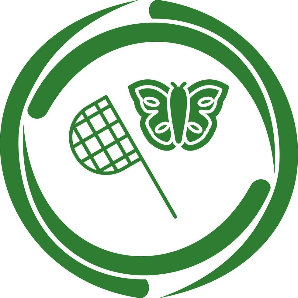 Butterfly Catcher Vector Icon