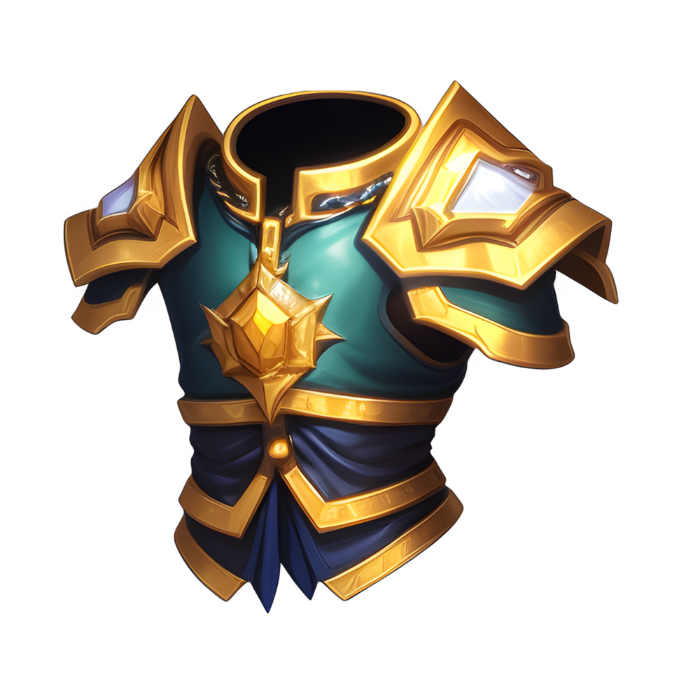 Preto diamante rei armaduras jogos ai gerado png