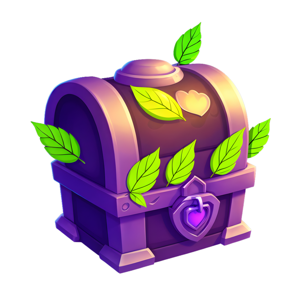 icon The Enchanting Treasure Chest AI Generative for game png