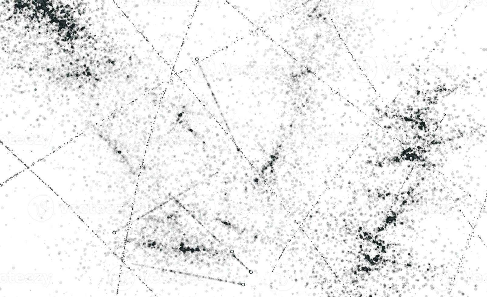 Grunge black and white pattern. Monochrome particles abstract texture. Background of cracks, scuffs, chips, stains, ink spots, lines. Dark design background surface. photo