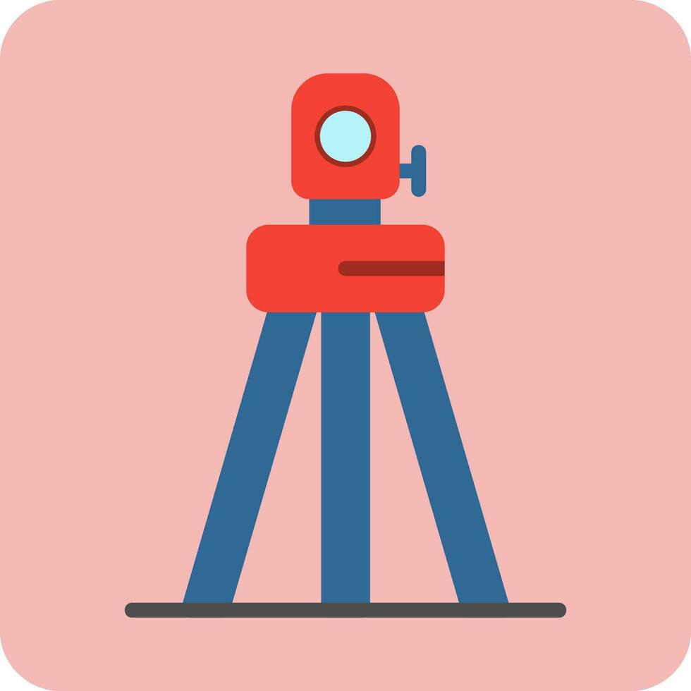 Total Station Vector Icon
