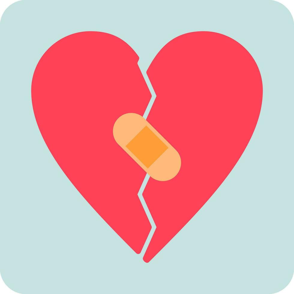 Broken Heart Vector Icon
