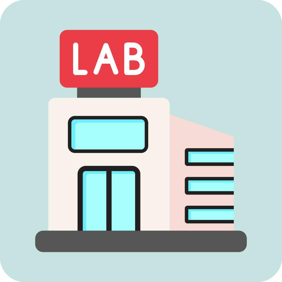 icono de vector de laboratorio