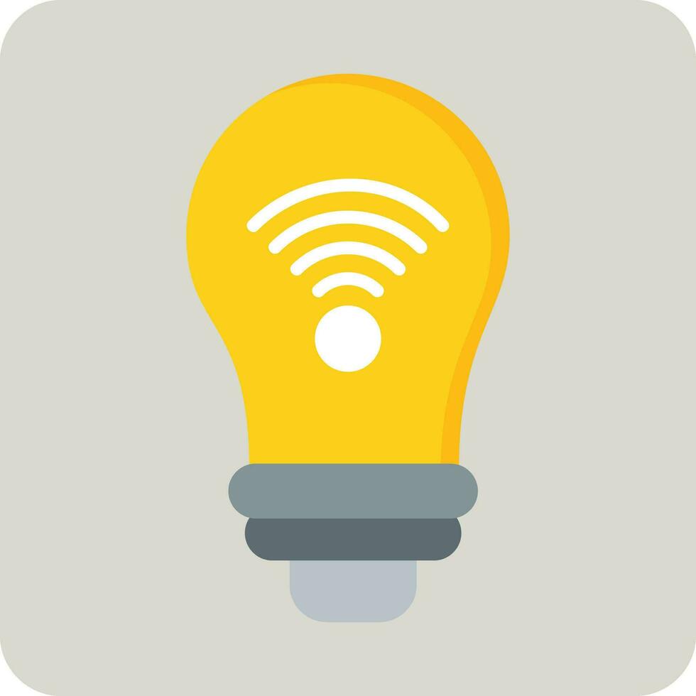 Smart Bulb Vector Icon