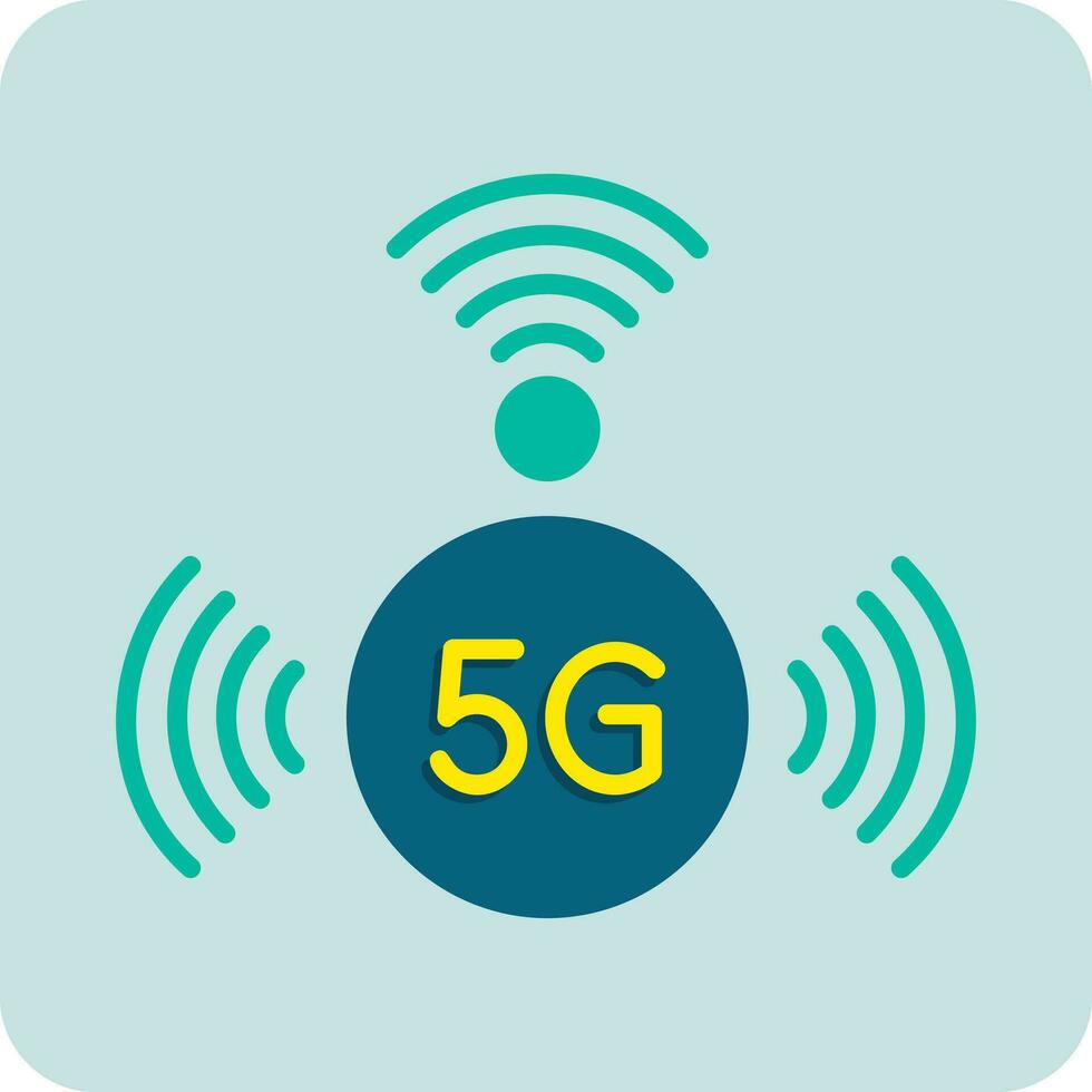 icono de vector de 5g