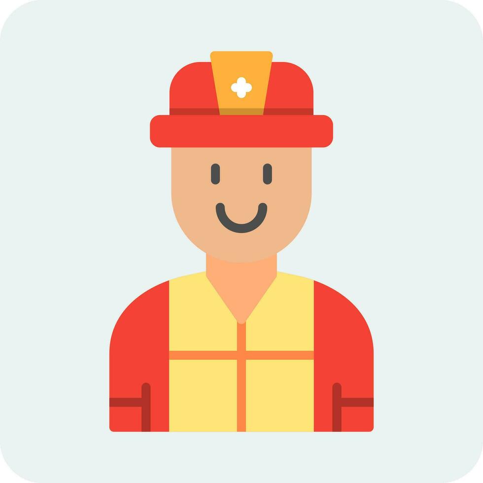 Firefighter Vector Icon
