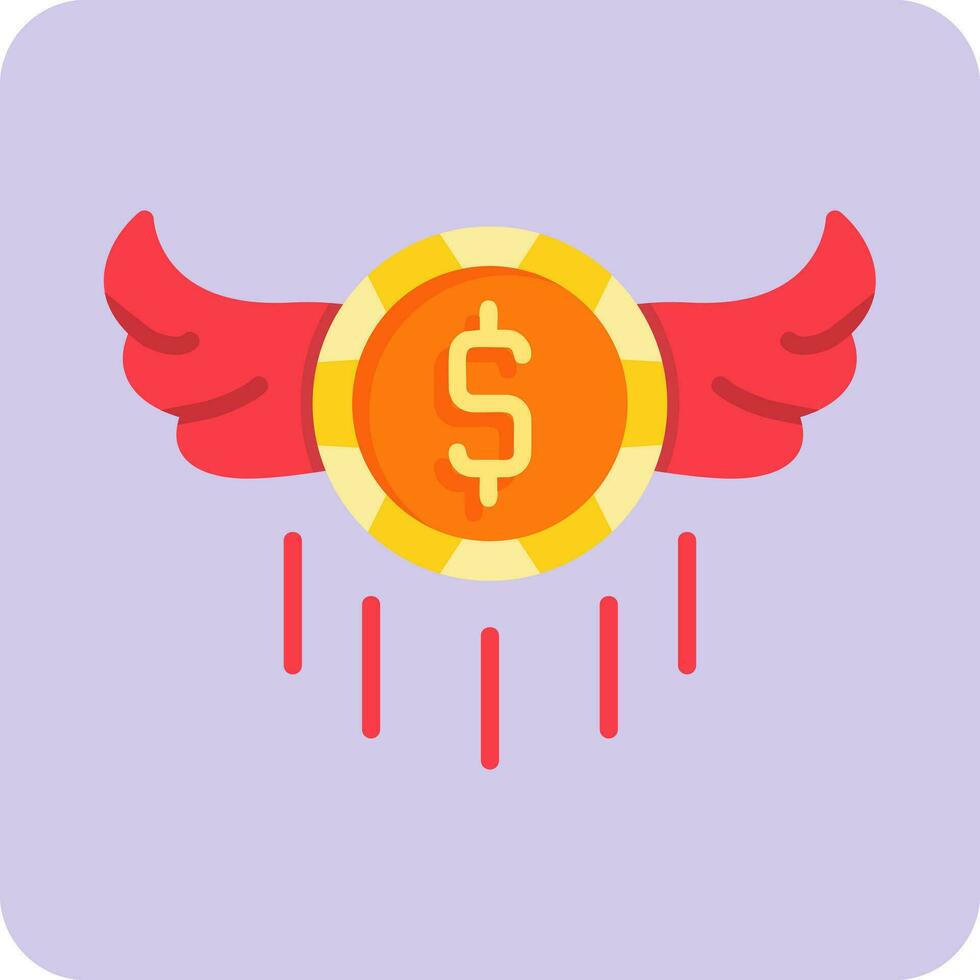 Flying Money Vector Icon