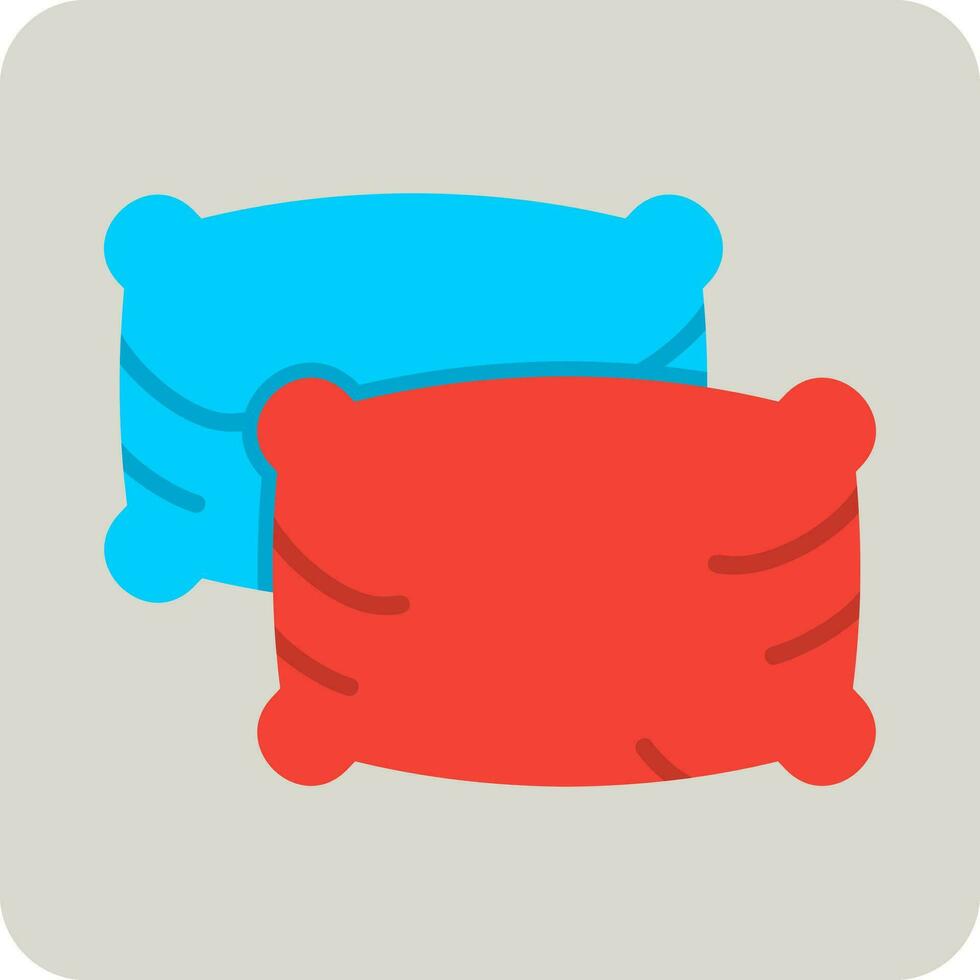 almohadas vector icono