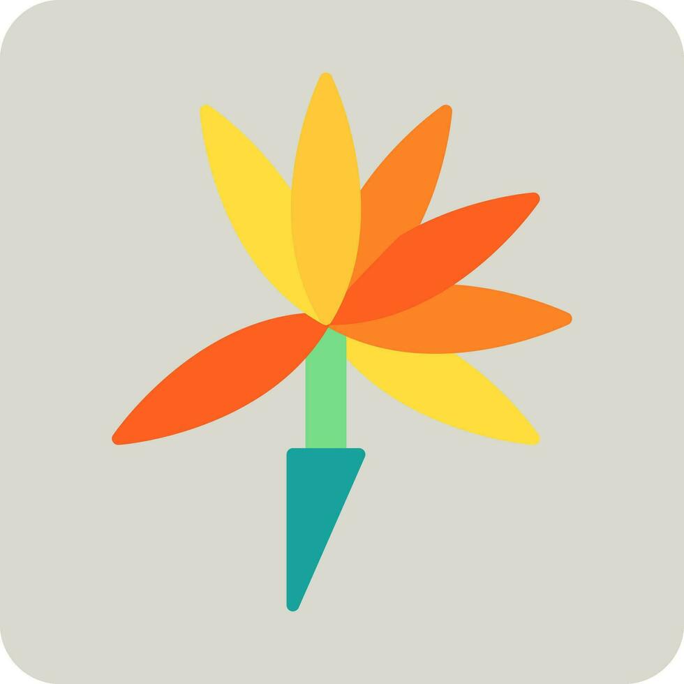 Bird Of Paradise Vector Icon