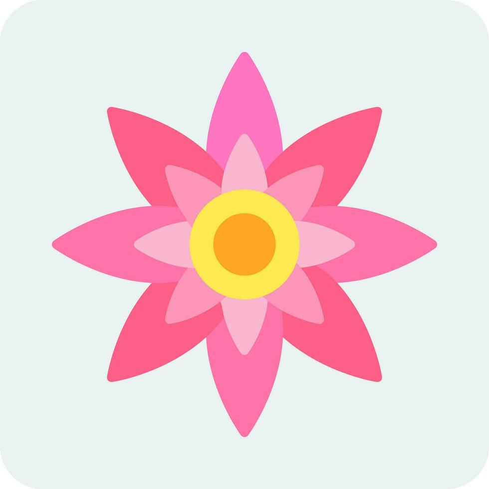 Lotus Flower Vector Icon