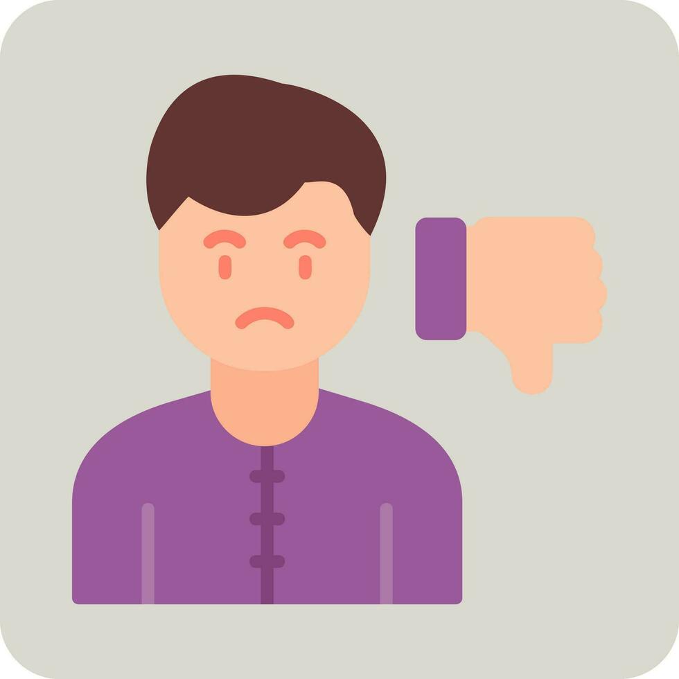 Dissatisfaction Vector Icon