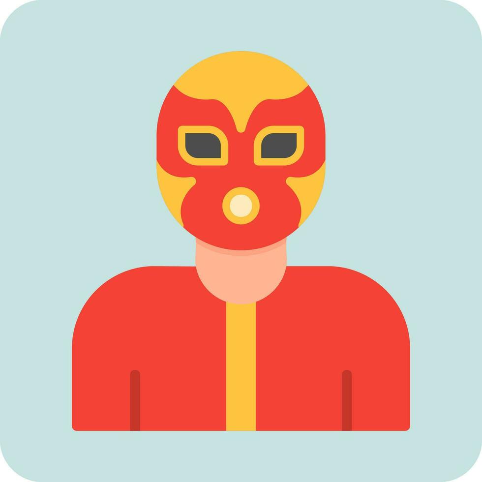 Wrestler Vector Icon