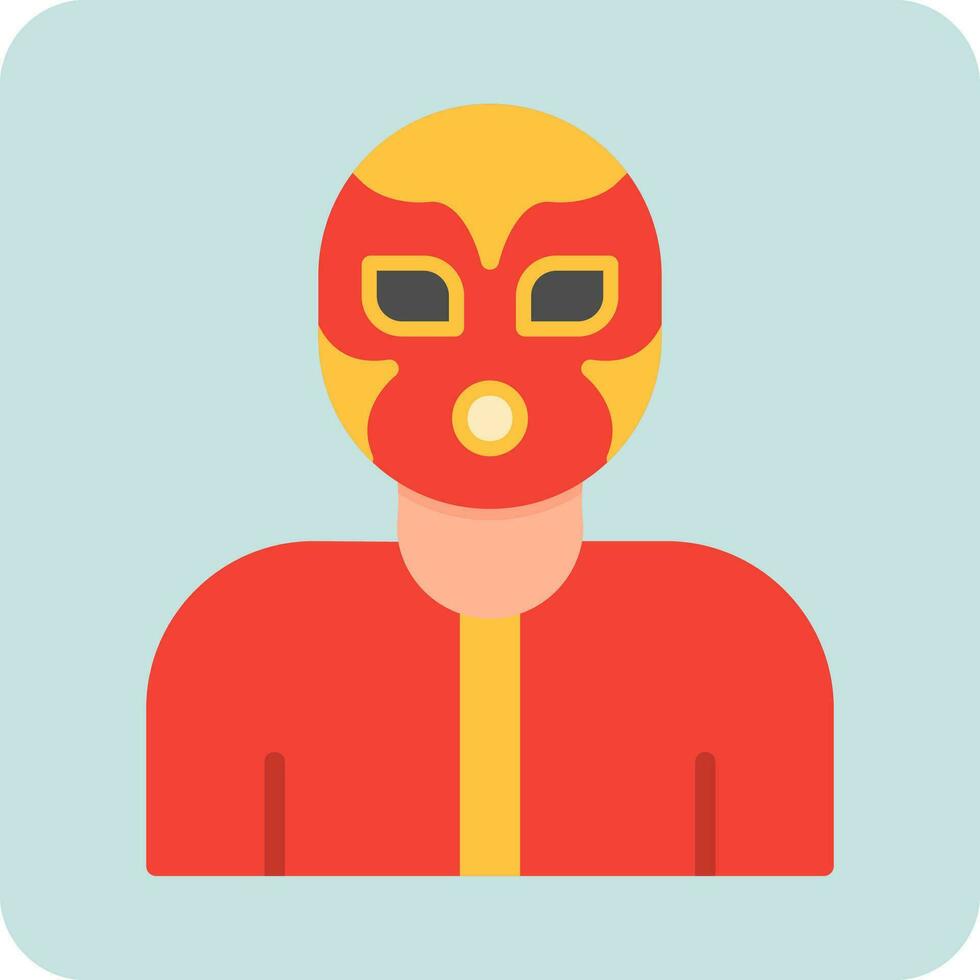 luchador vector icono