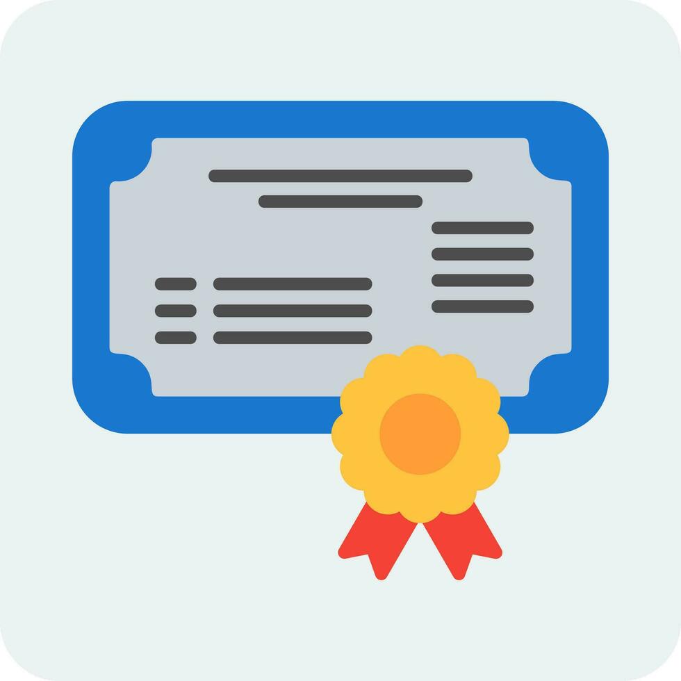 Certificate Vector Icon