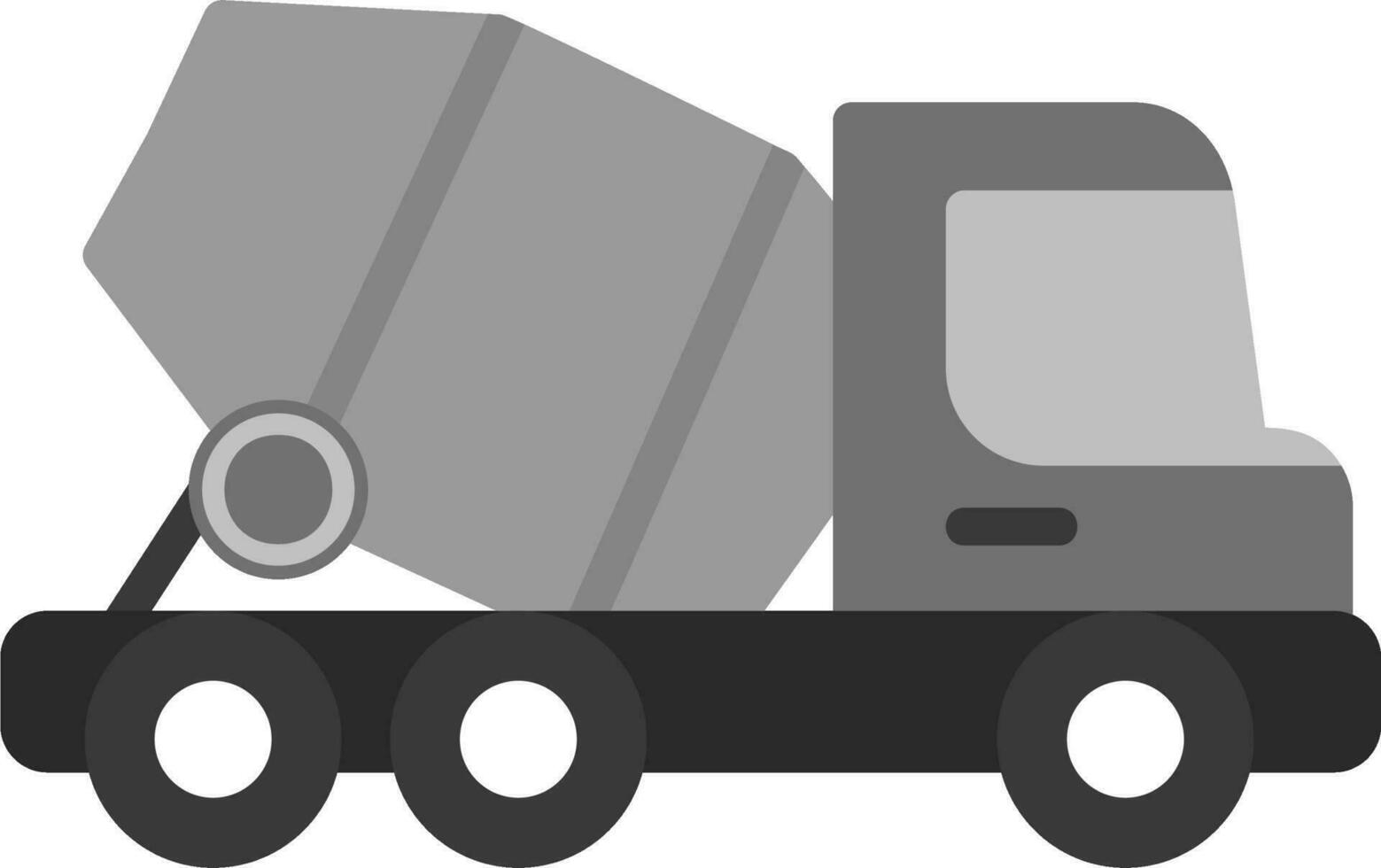 Concrete Mixer Vector Icon