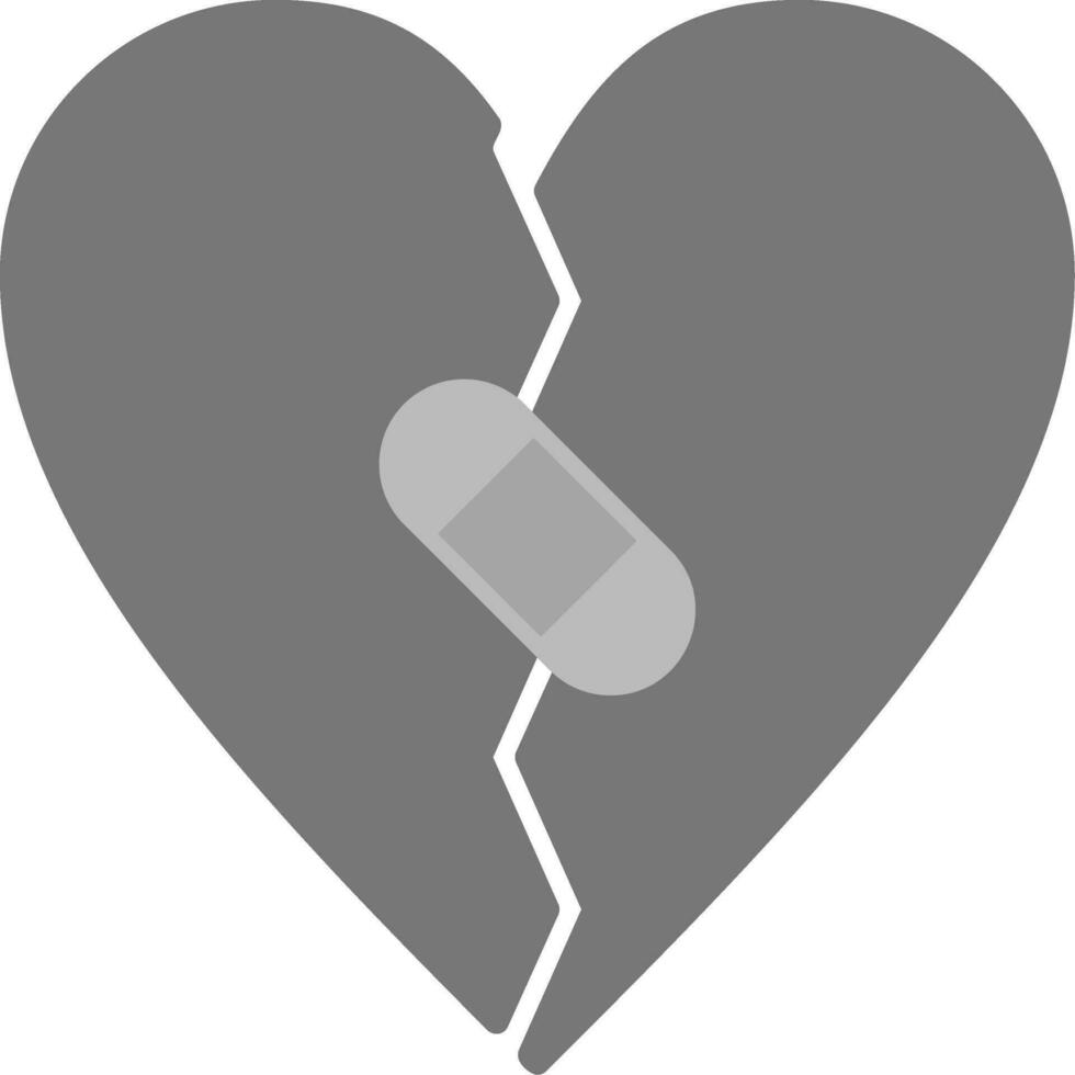 Broken Heart Vector Icon