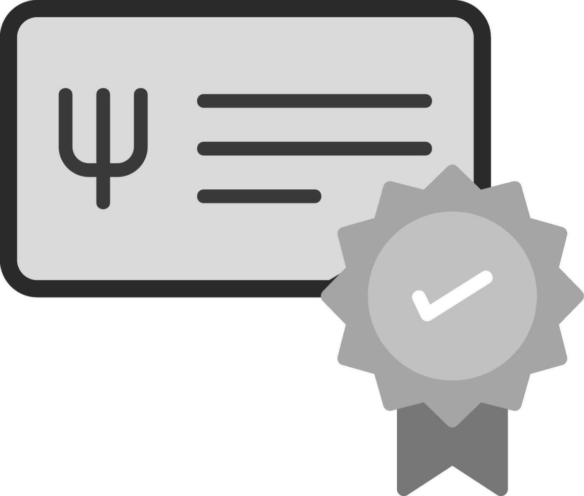 certificado vector icono