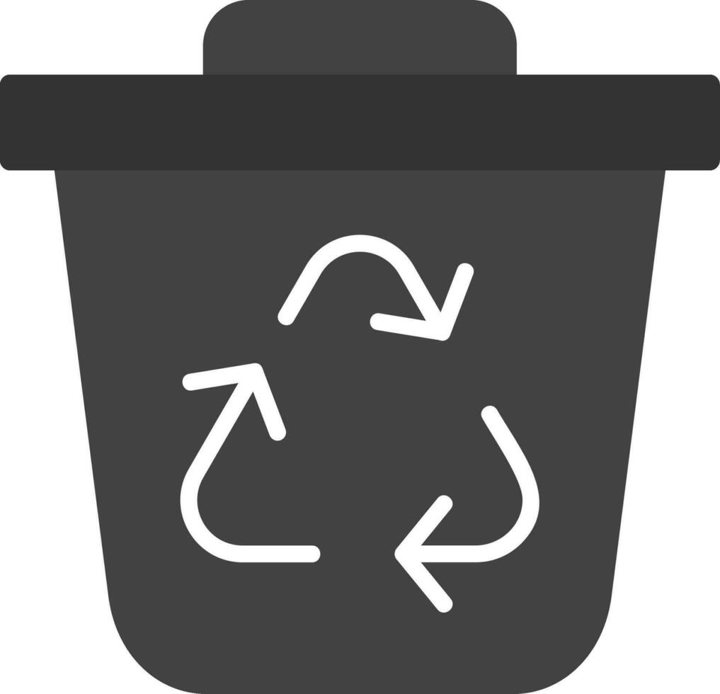 icono de vector de reciclaje