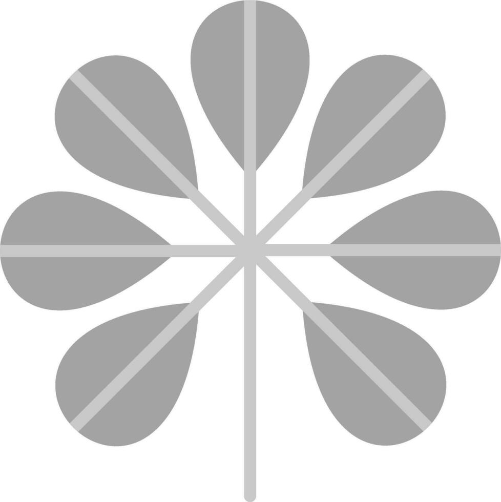 Dwarf Schefflera Vector Icon