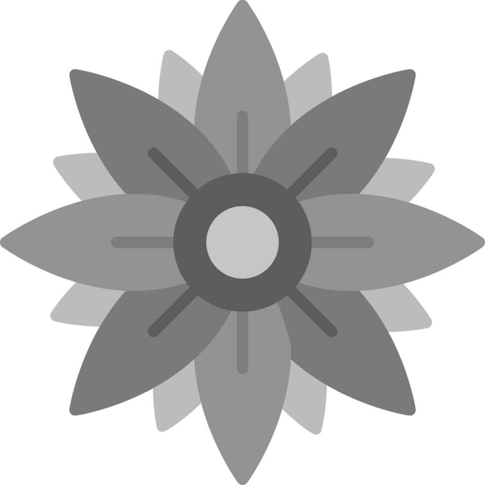 crisantemo vector icono