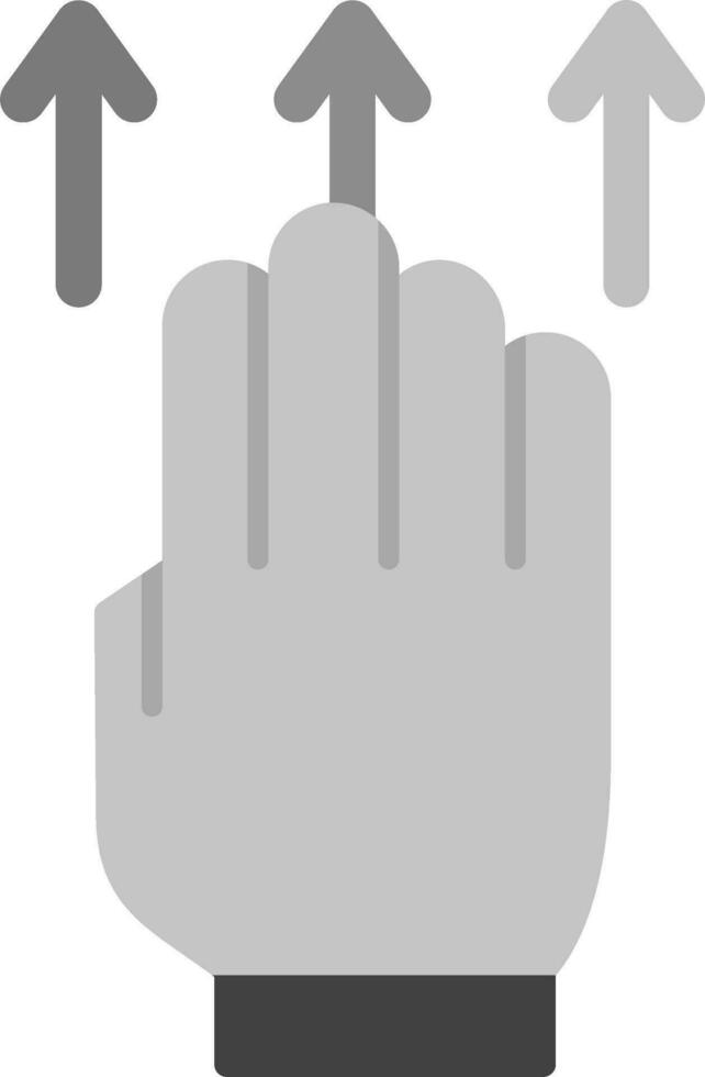 Swipe Up Vector Icon