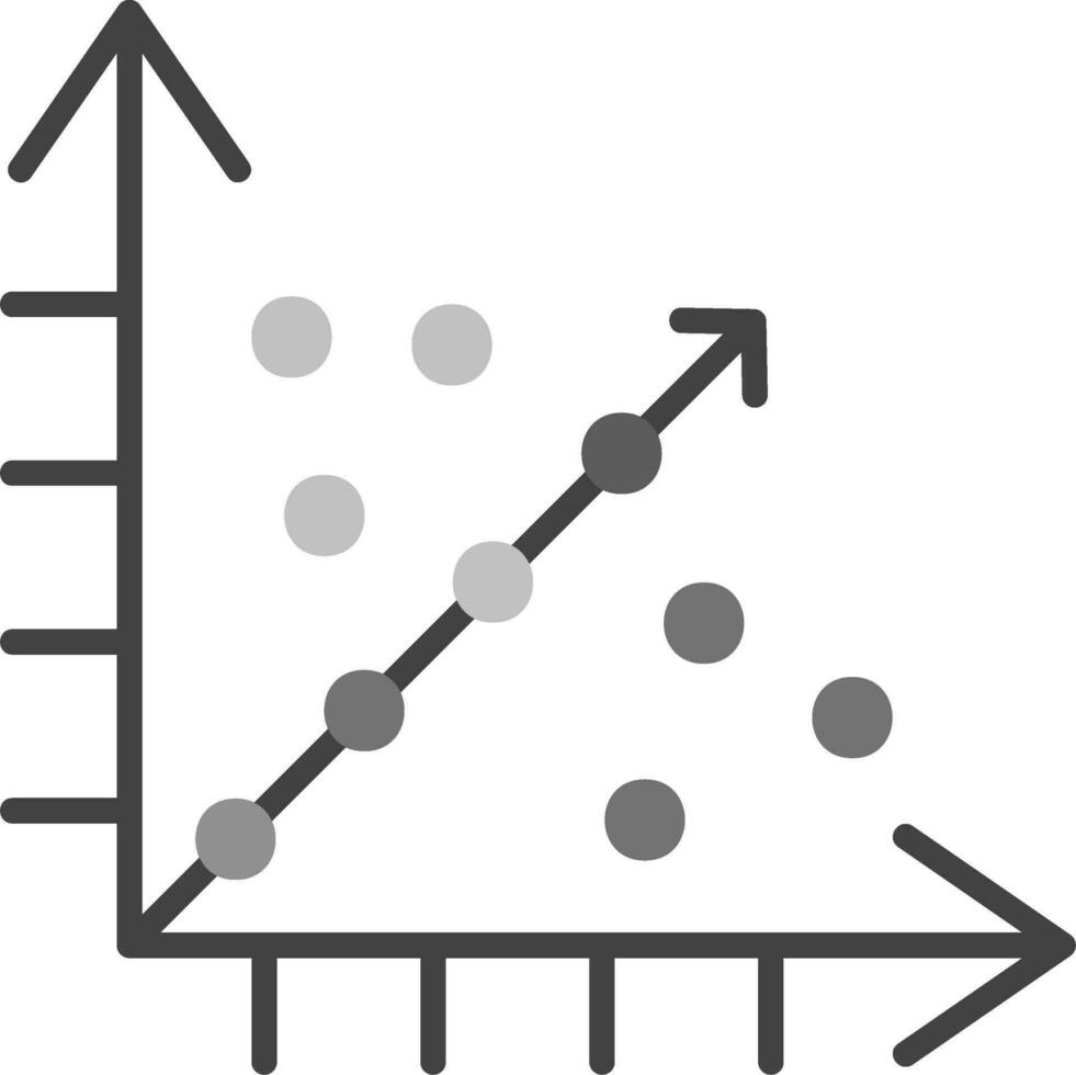 Regression Vector Icon