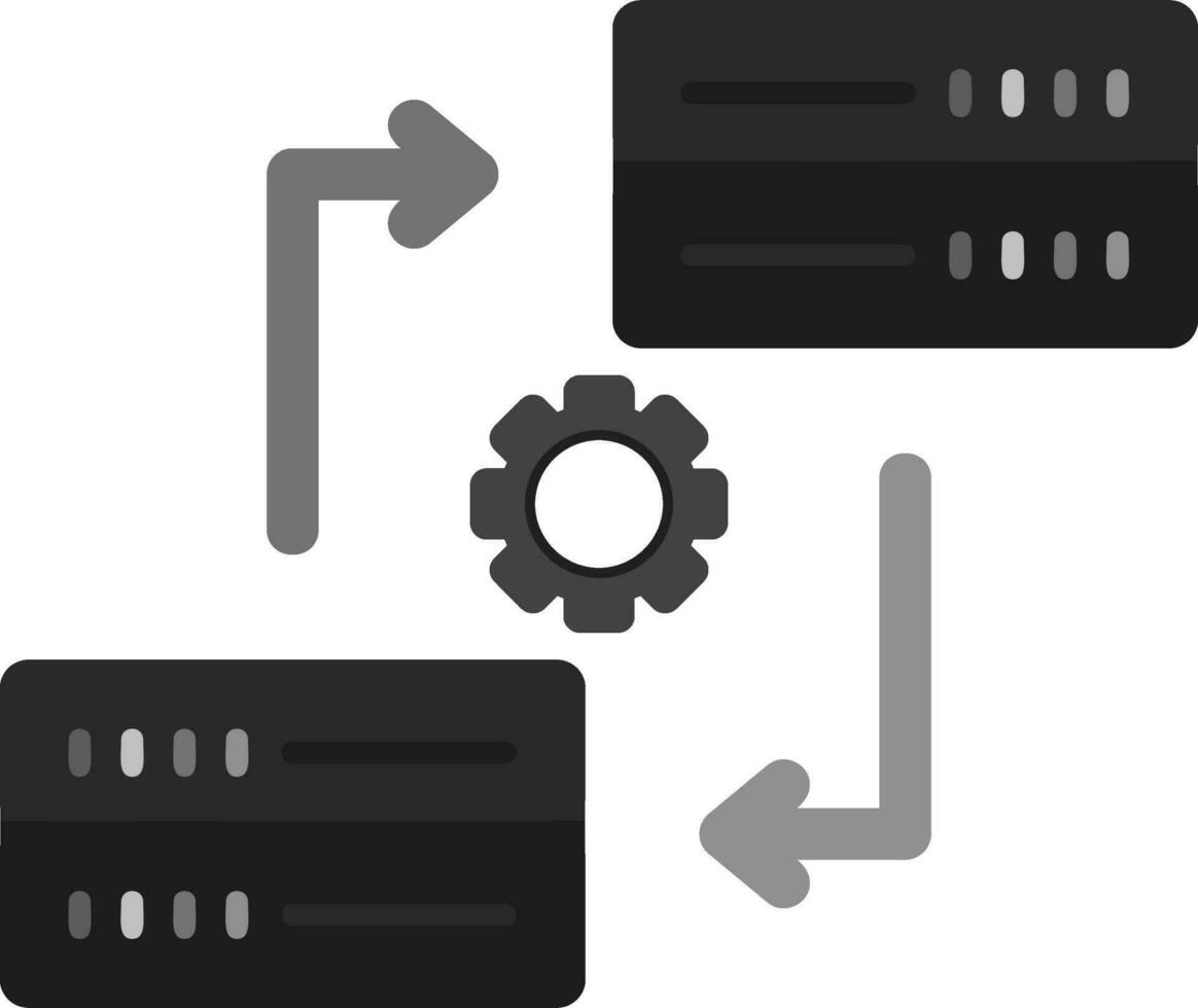 Data Synchronization Vector Icon