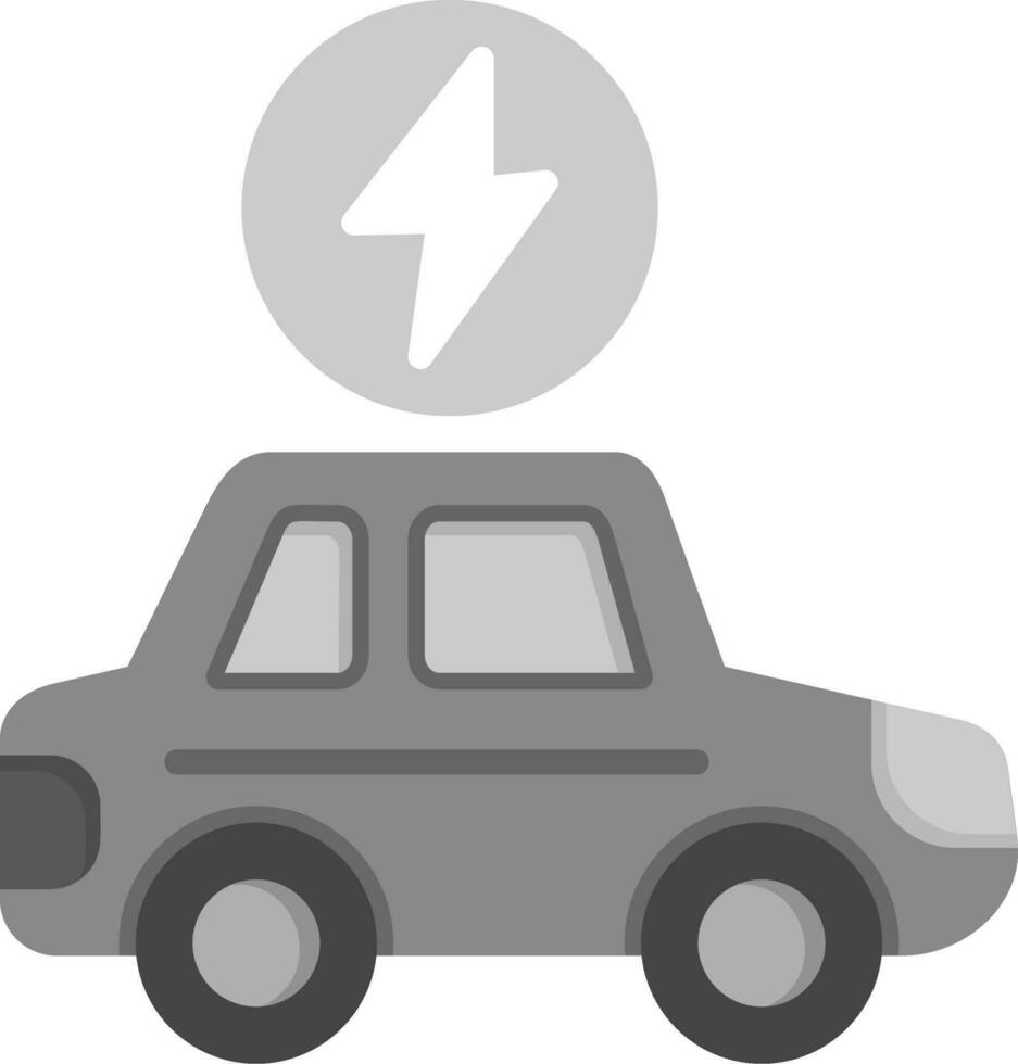 Electric Car Vector Icon