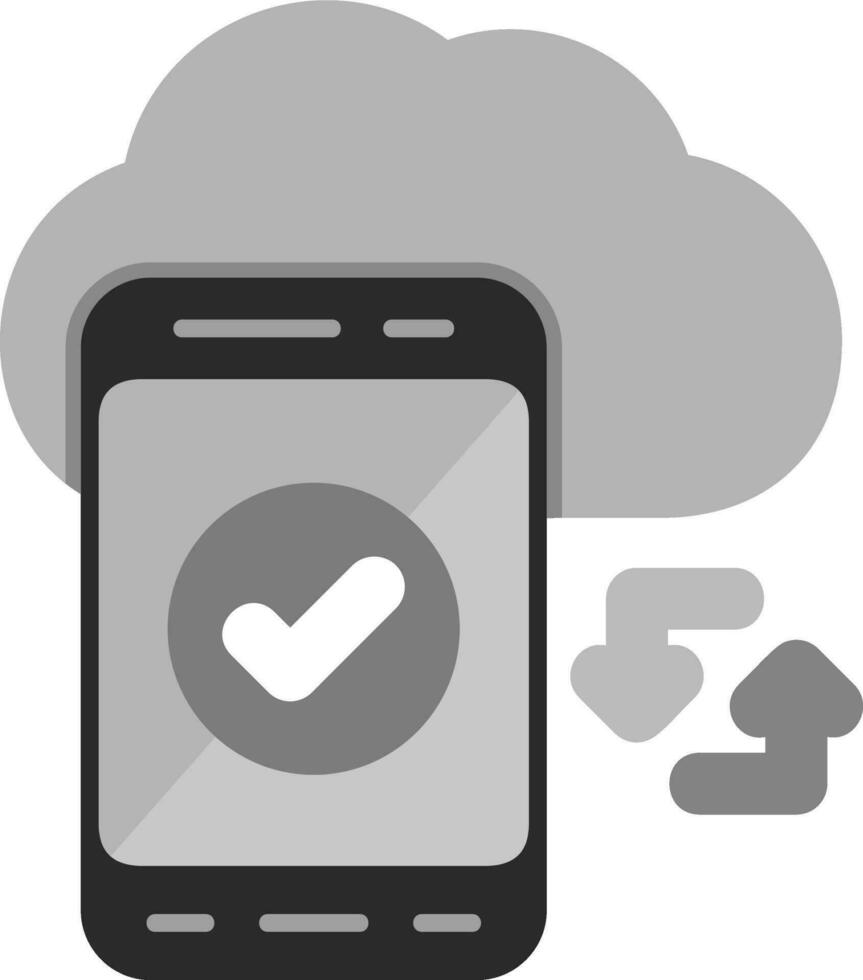 Cloud Sync Vector Icon