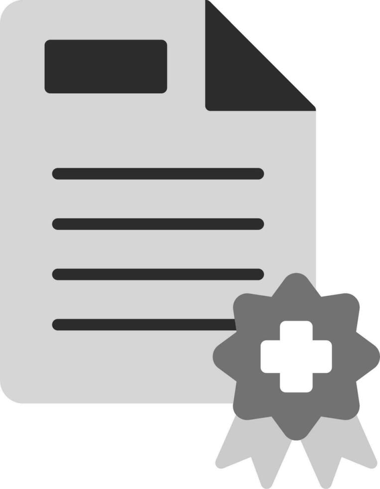 Medical Certificate Vector Icon