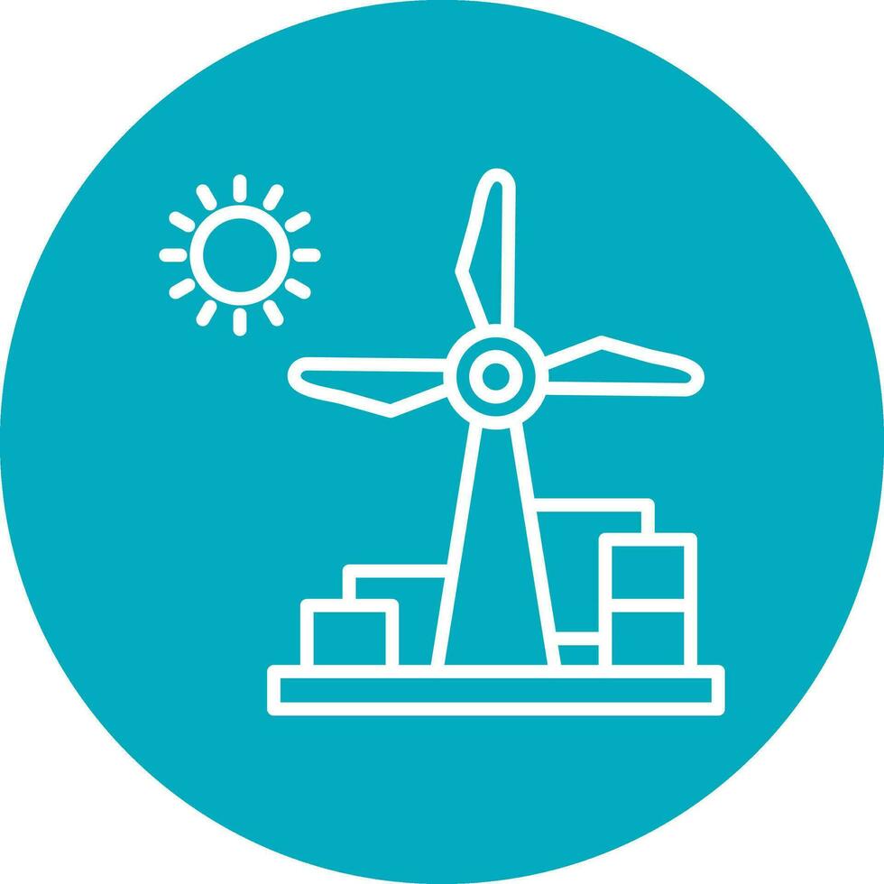 Wind Energy Vector Icon