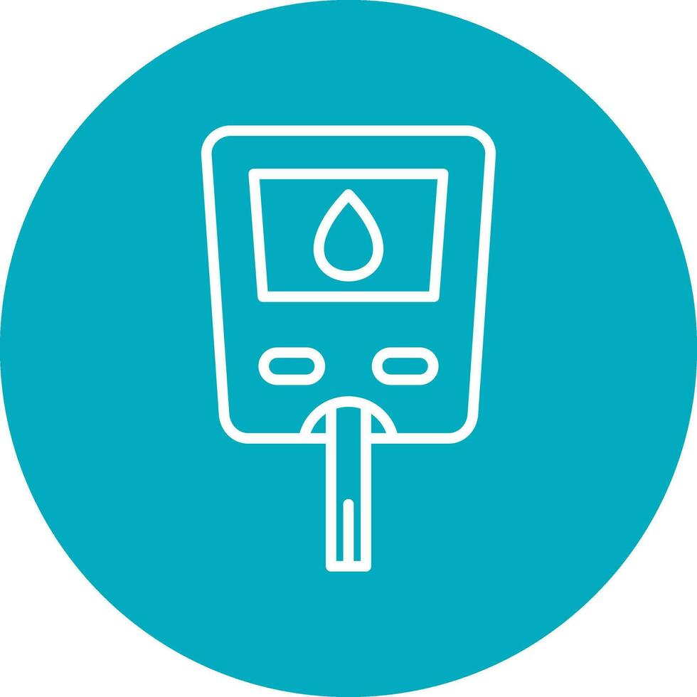 Glucose Meter Vector Icon