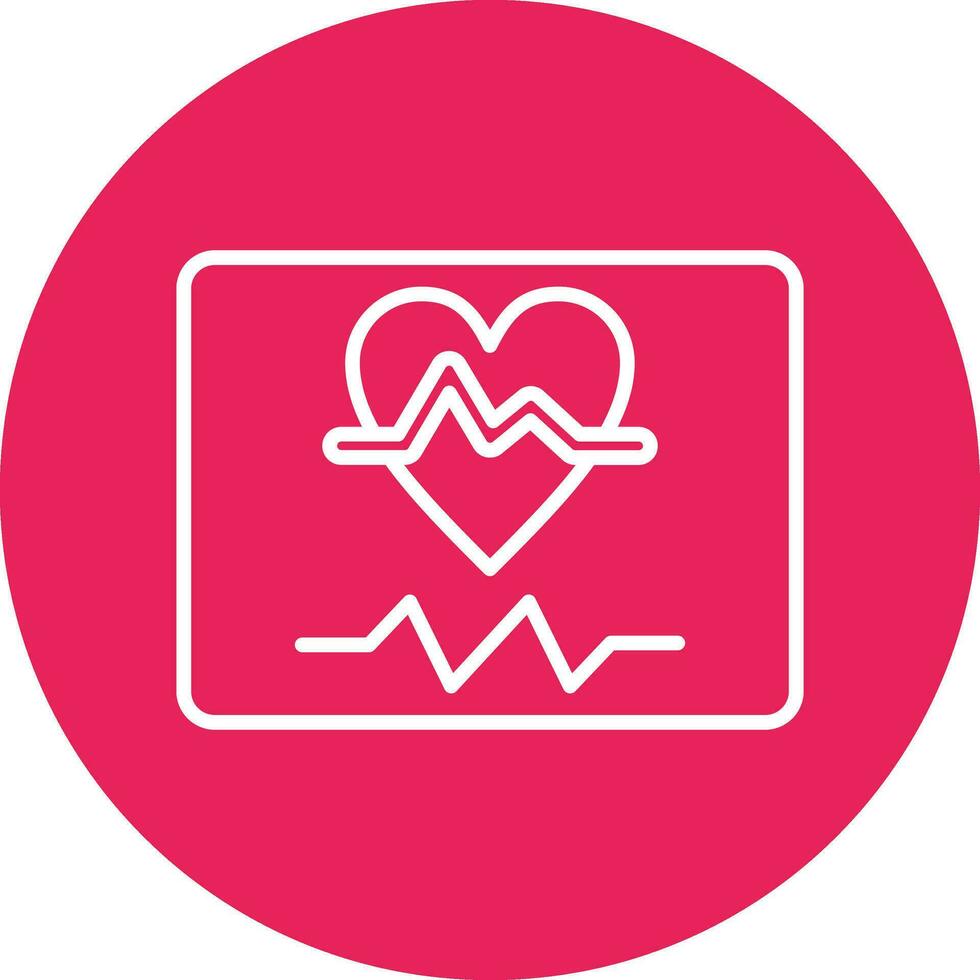 Ecg Vector Icon