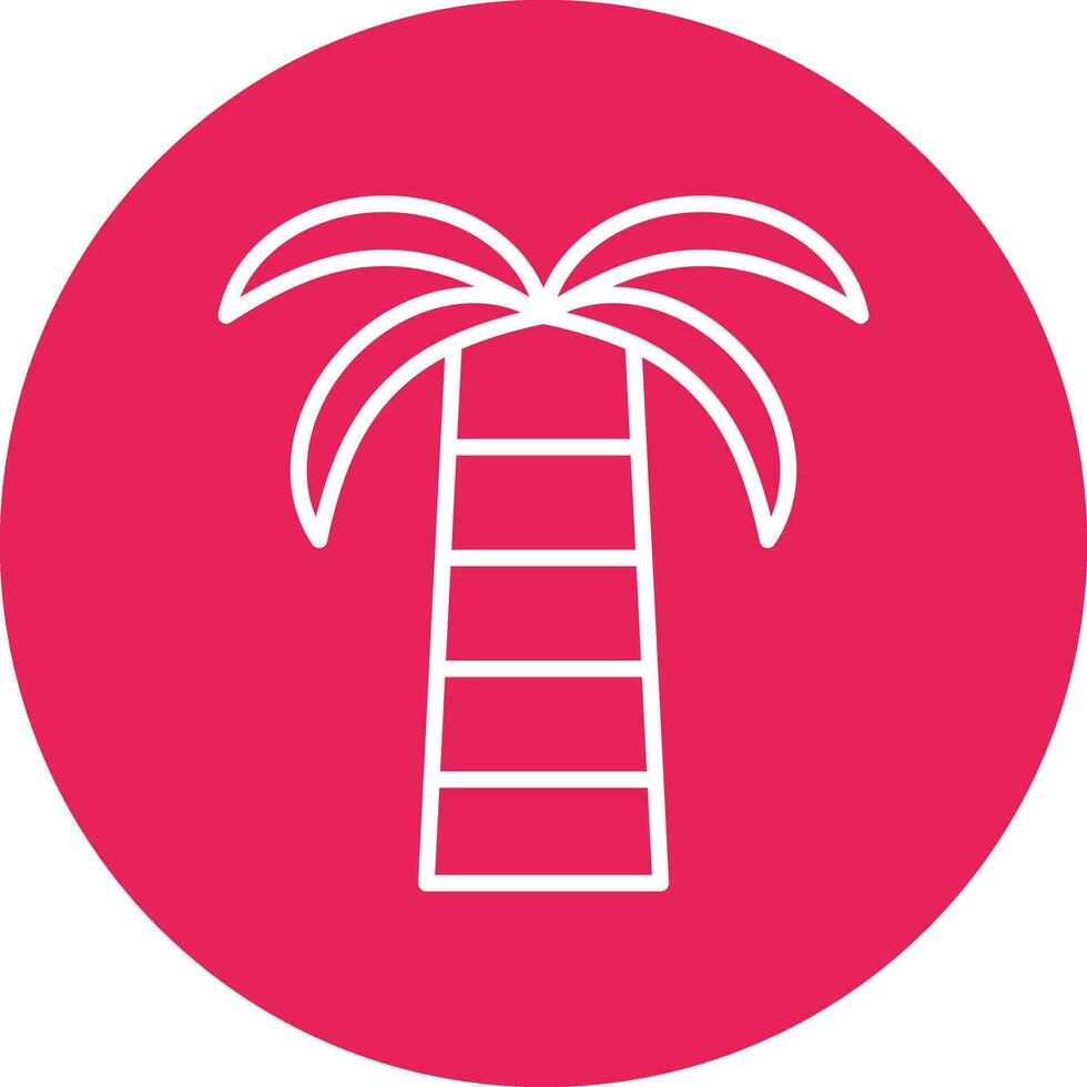 Coconut Palm Vector Icon