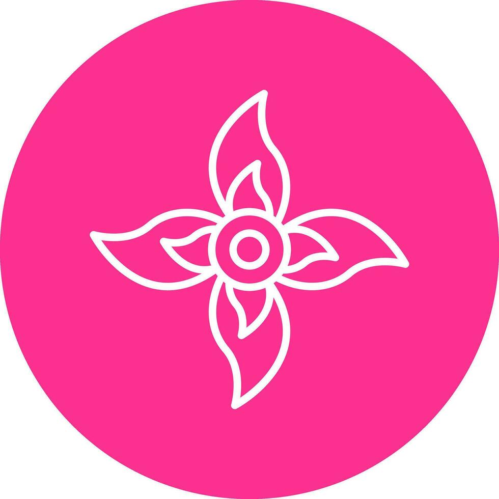 Plumeria Vector Icon