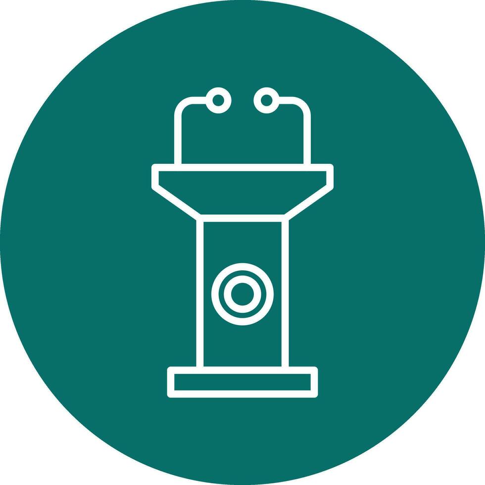 Tribune Vector Icon