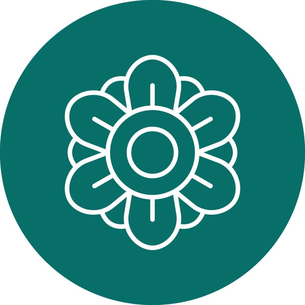 Dahlia Vector Icon