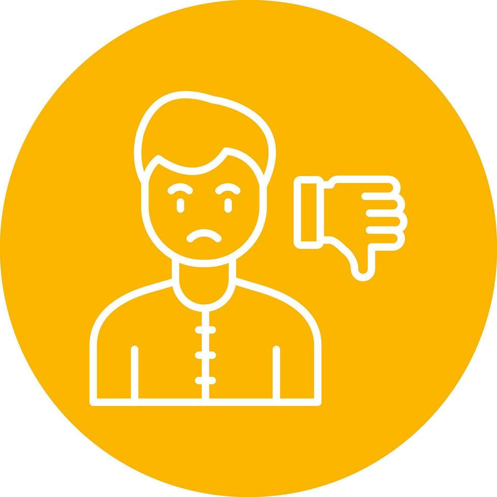 Dissatisfaction Vector Icon