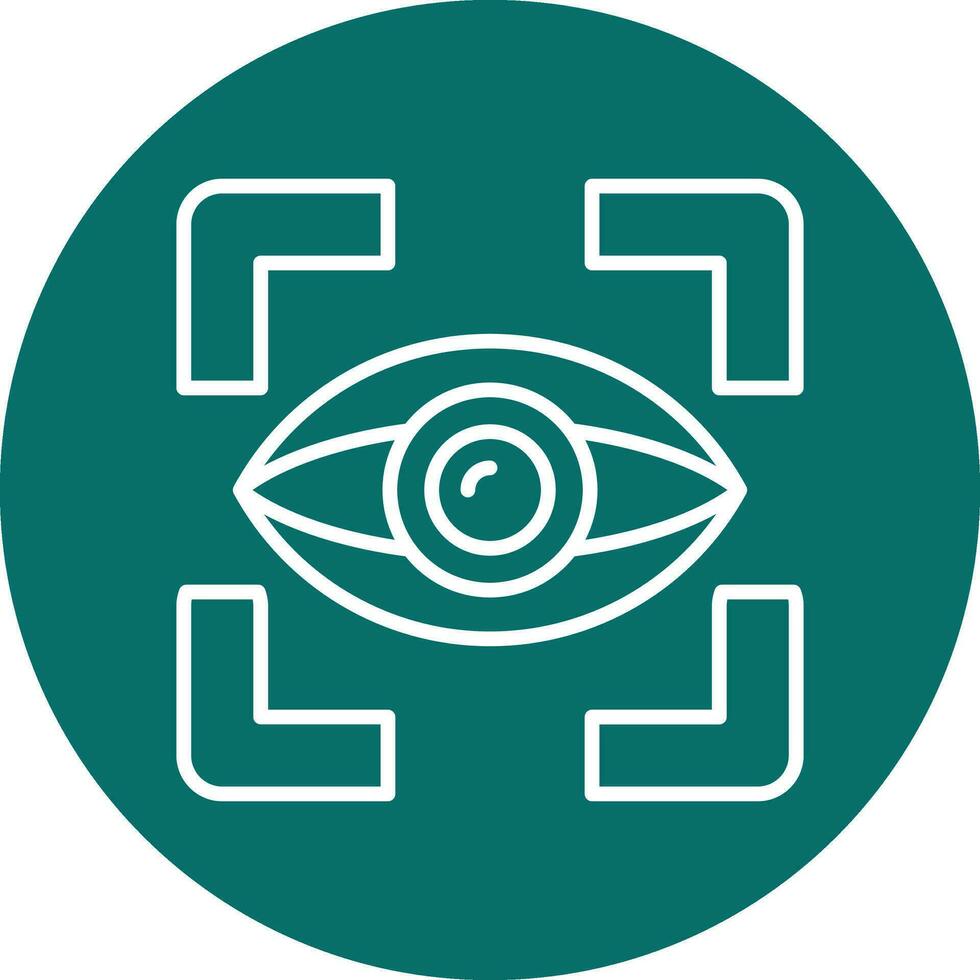 Eye Tracking Vector Icon