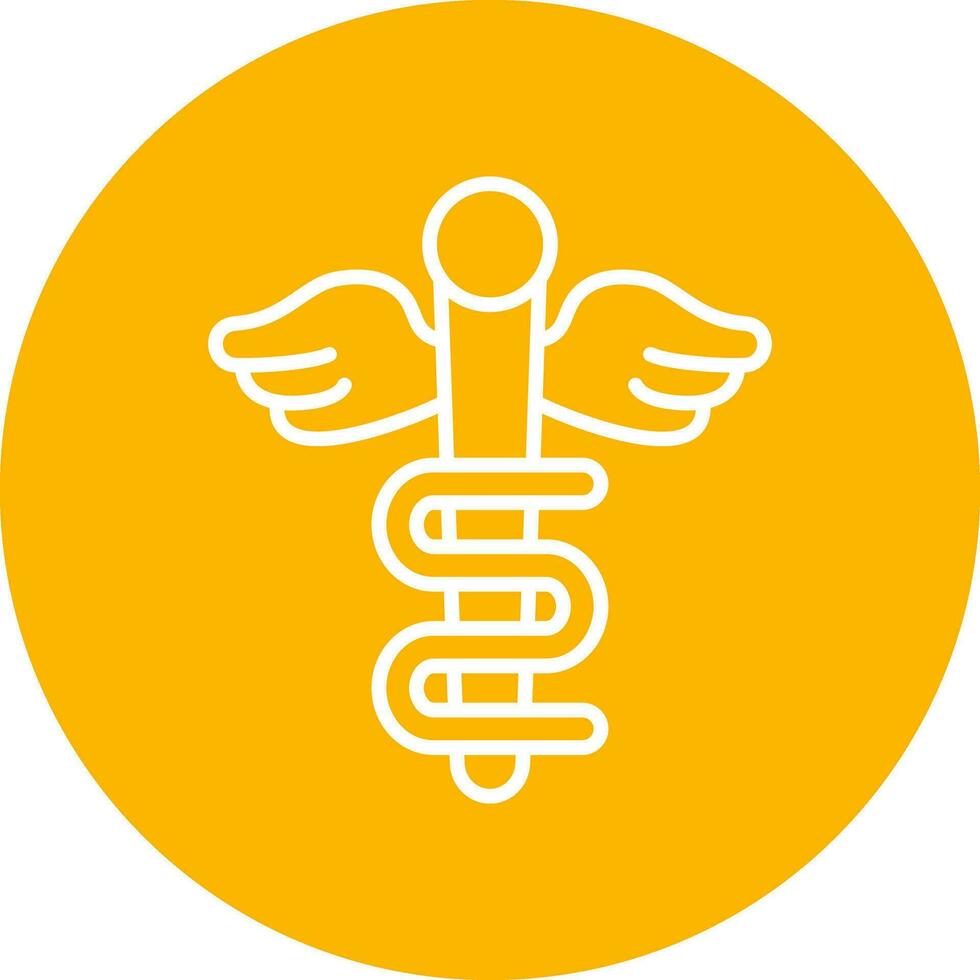 Rod Of Asclepius Vector Icon