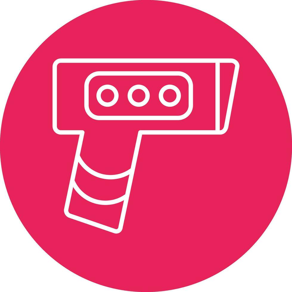 Thermometer Gun Vector Icon