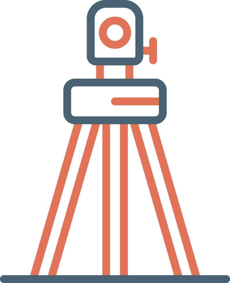 Total Station Vector Icon