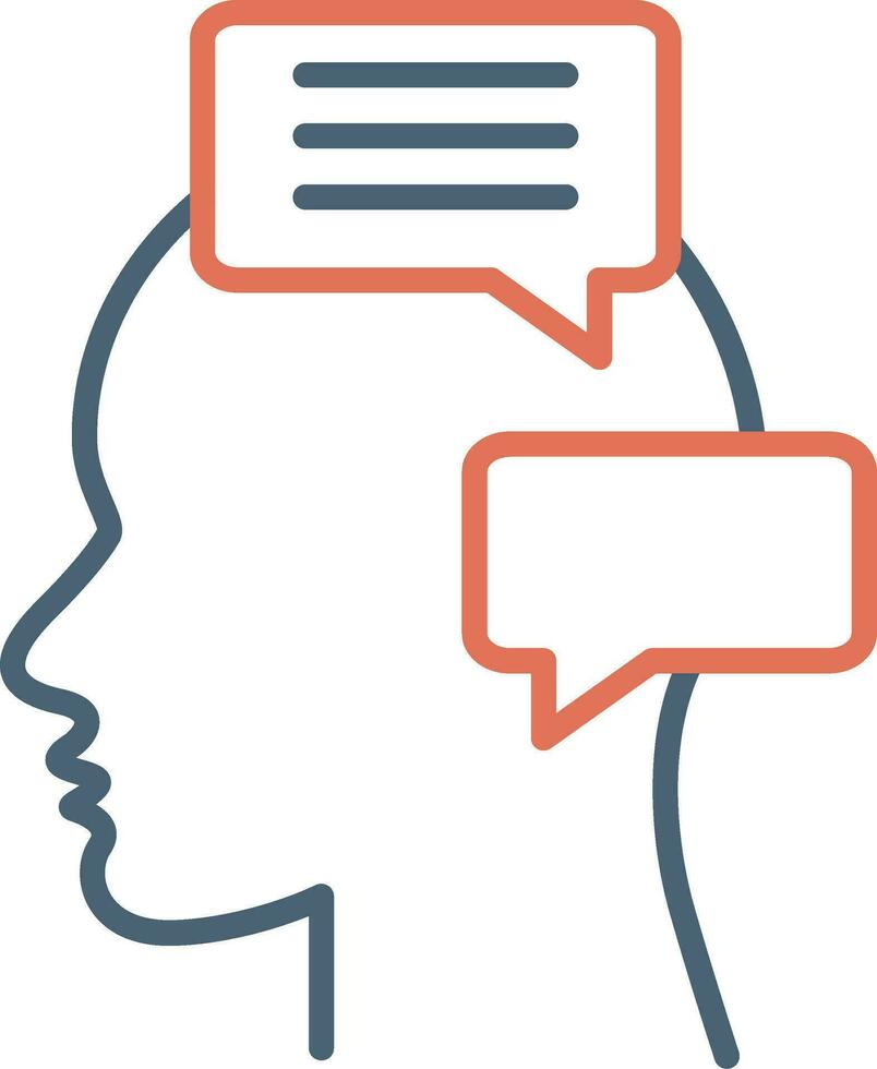 Inner Talk Vector Icon