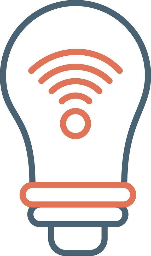 Smart Bulb Vector Icon