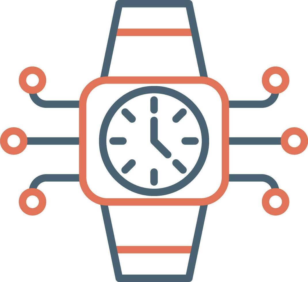 icono de vector de reloj inteligente