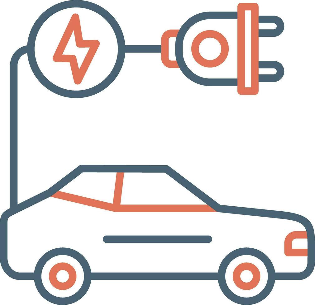 electric car Vector Icon