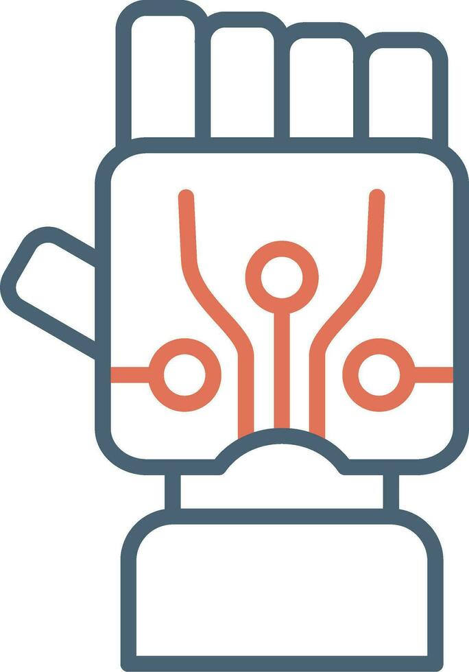 Bionic Hand Vector Icon